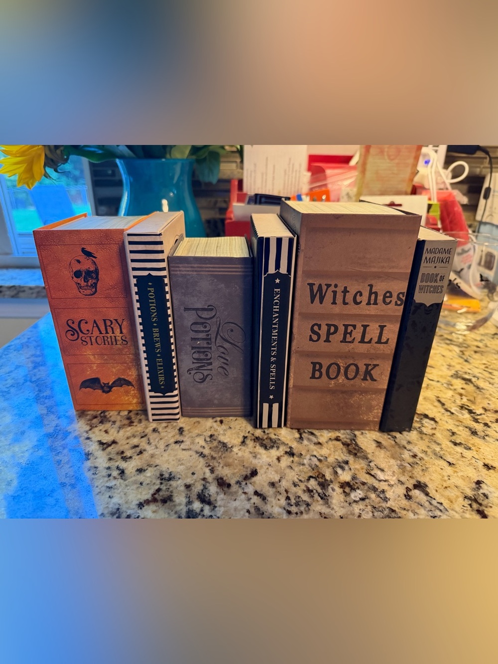 Halloween decor boxes